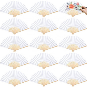 For Wedding Dancing Party Summer Folding Hand Fans Japanese Chinese Vintage Fans Handheld Fans