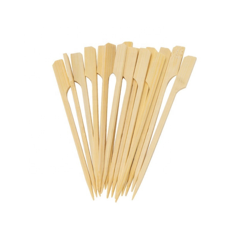 High quality Barbecue bamboo sticks 100% Pure Ecology Eco-Friendly Disposable Bamboo Skewers Long Hot Dog Bamboo Sticks