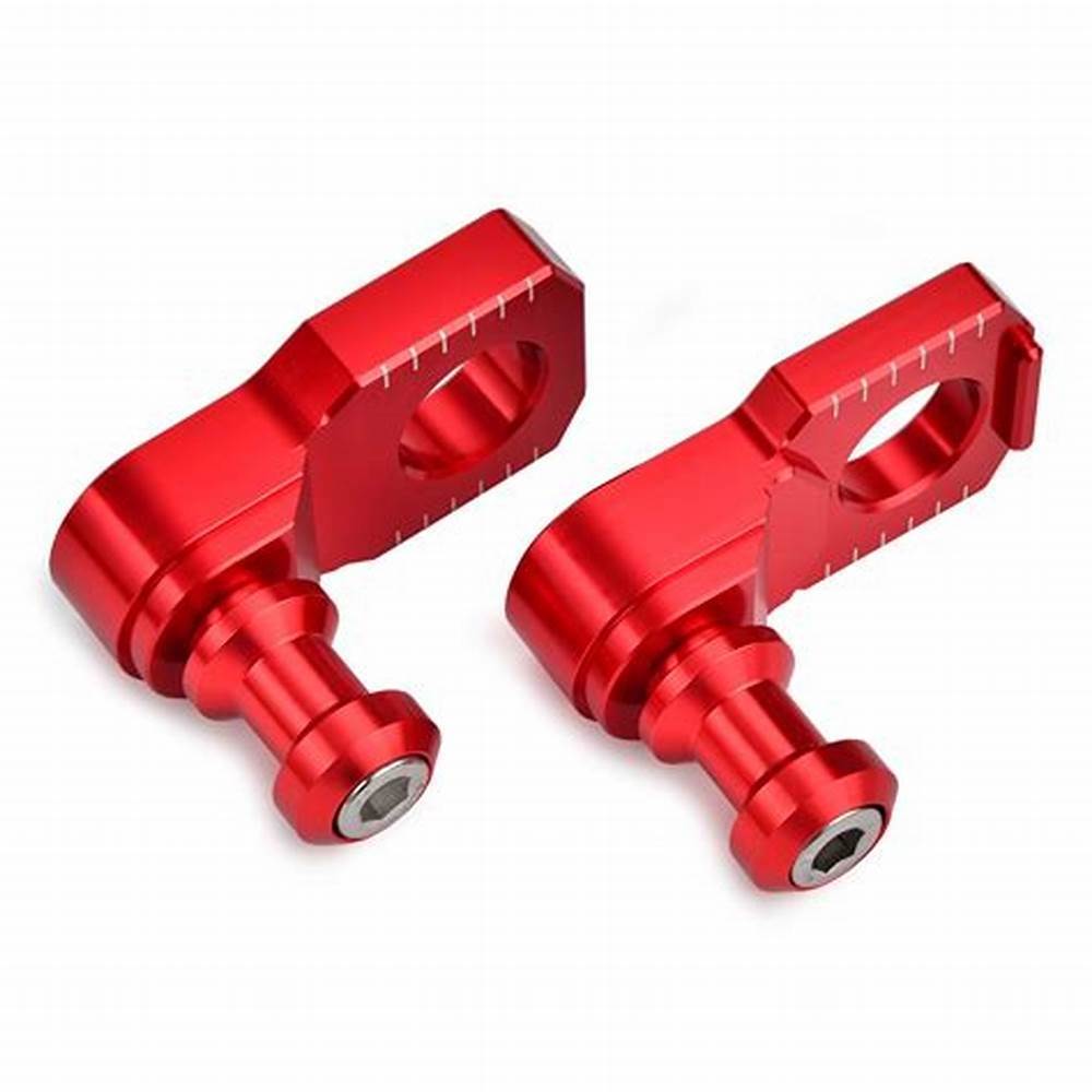 Best selling  CNC Aluminum OEM Racing Axle Block Slider Swingarm Spools Chain Adjuster for motorcycle