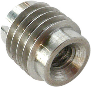 High quality threaded inserts are suitable for 3D-printed metal screws and bolts