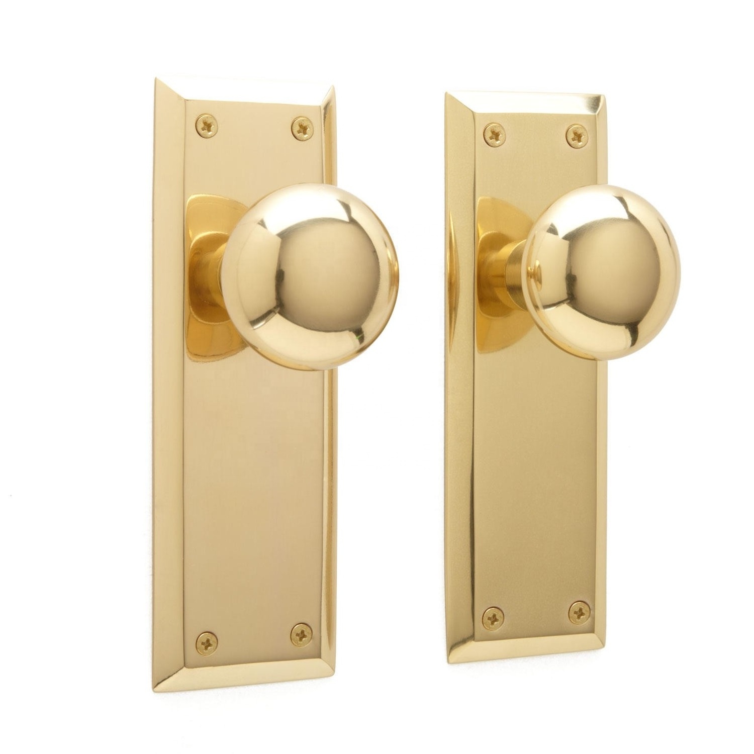 Solid Brass Gold Chrome Cupboard Wardrobe Door Handles Knob For Furniture