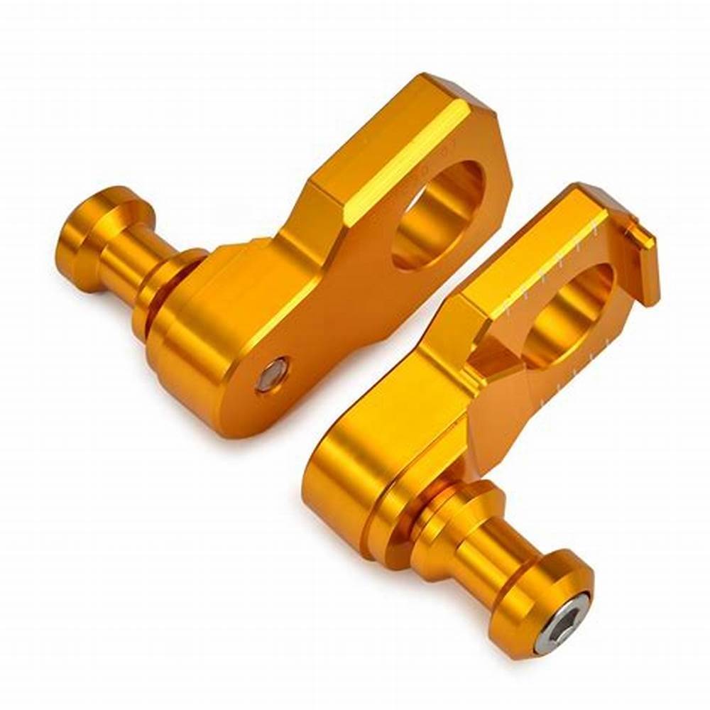 Best selling  CNC Aluminum OEM Racing Axle Block Slider Swingarm Spools Chain Adjuster for motorcycle