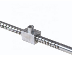 High precision CNC machined full threaded stainless steel self reversing screw shaft