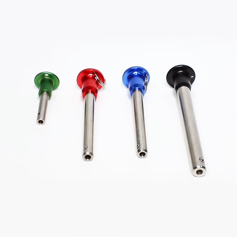 CNC custom Machined 316 304 marine ball lock detent pin bolt quick release pin ball locking pin