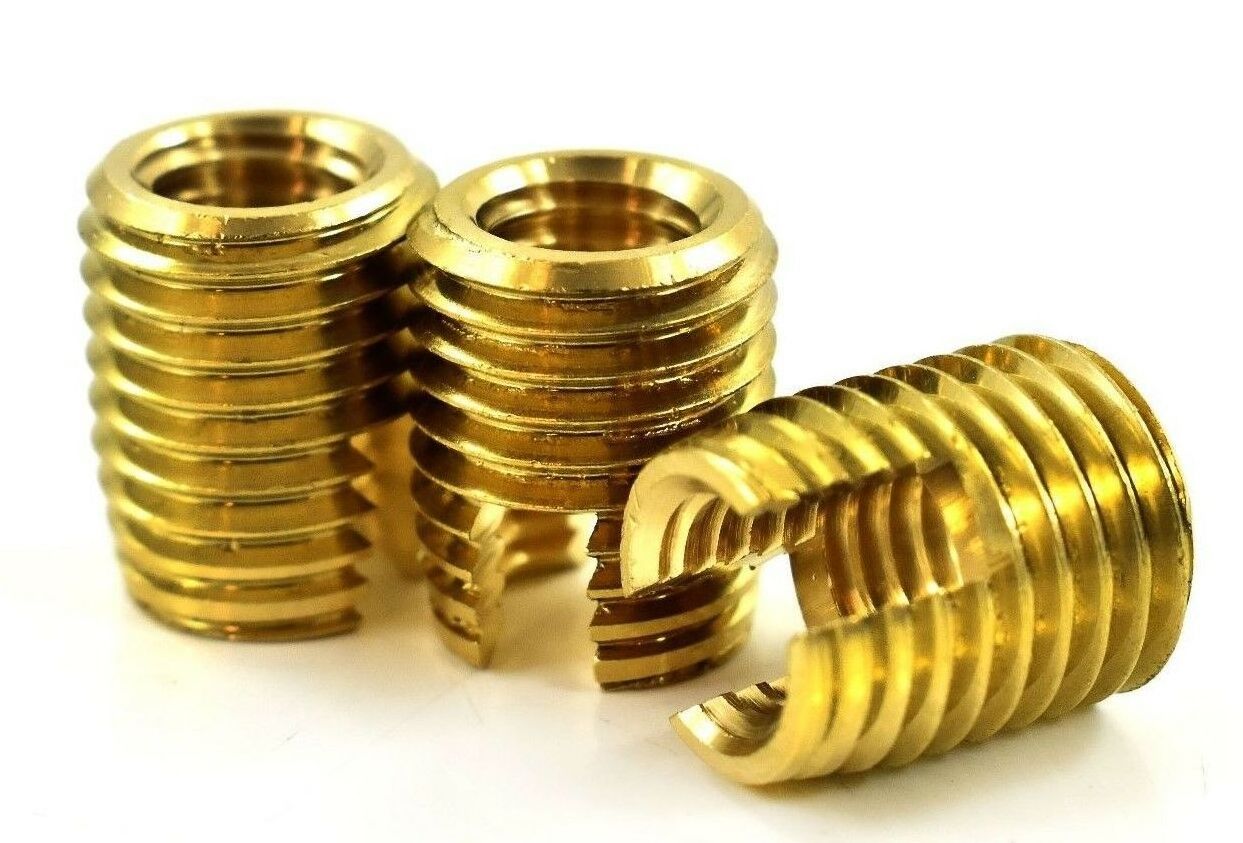 High quality threaded inserts are suitable for 3D-printed metal screws and bolts