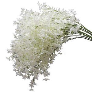 Hot sales 2020 white oncidium artificial flower for wedding garden decoration