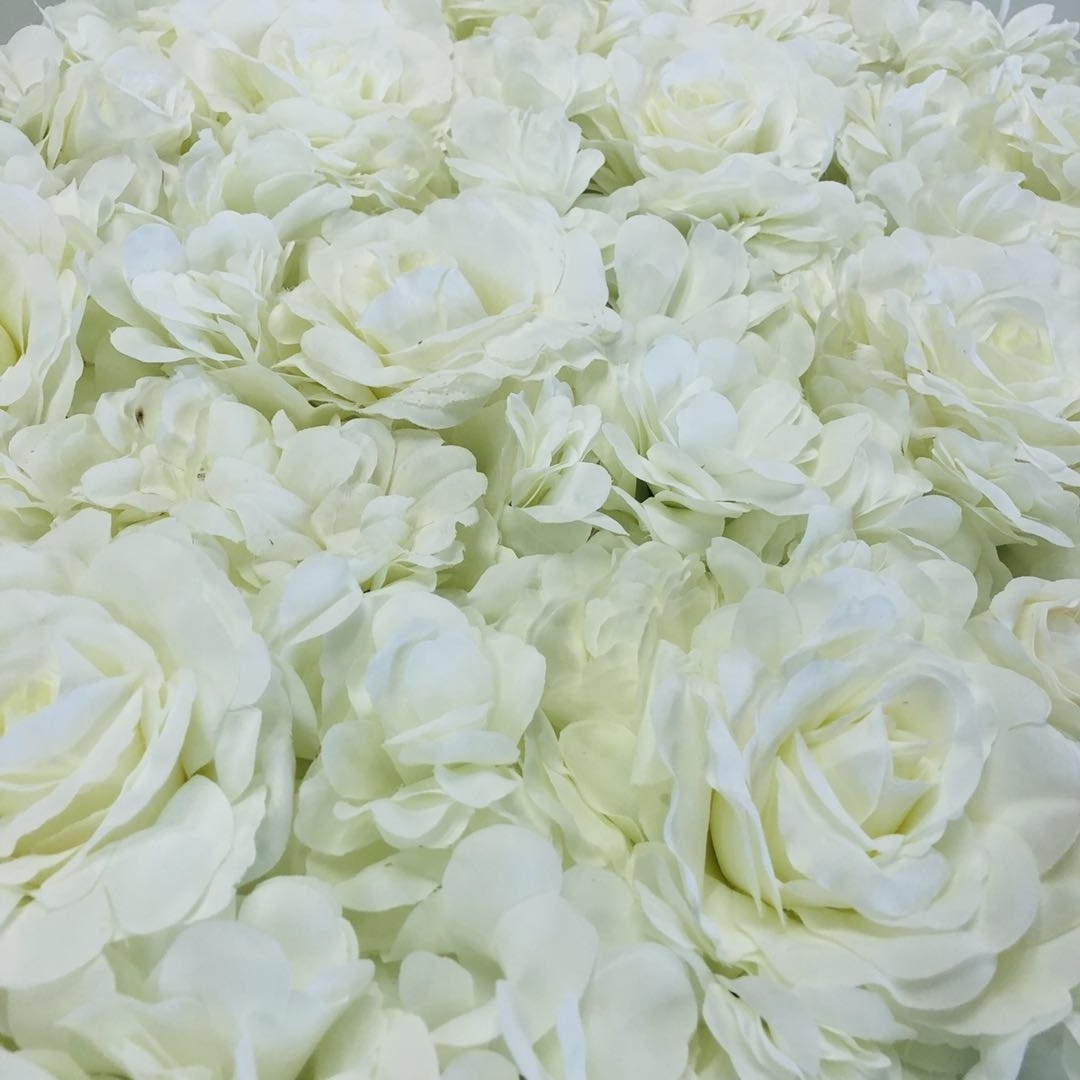 Wedding decoration used luxury artificial flower wall backdrop