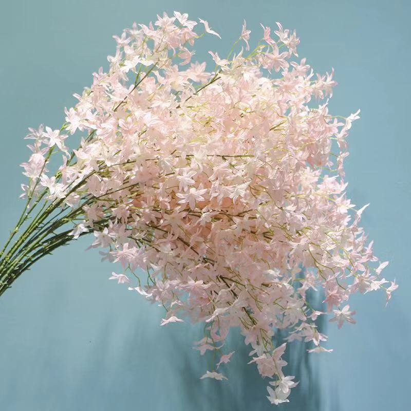 Hot sales 2020 white oncidium artificial flower for wedding garden decoration