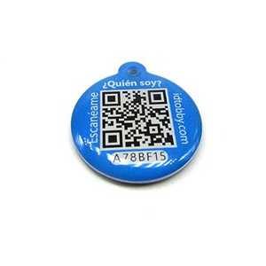 Customized Pet Tag Printing Paw Logo qr Code NFC Pet Dog Tags RFID Tags