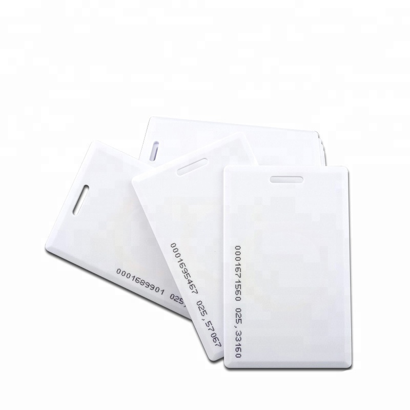 125KHz EM4200 TK4100 1.8mm RFID Thick Clamshell Card RFID LF Card