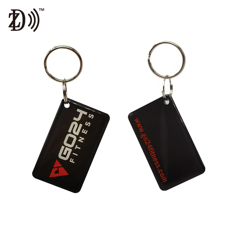 13.56MHZ NXP MIFARE 1K Access Control Keyfob Keychain Epoxy NFC RFID Tag