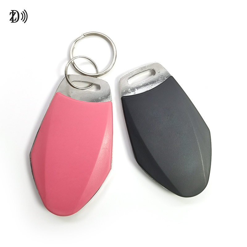 Customized 13.56MHz Programmable access control ABS RFID 1K key fob CUID keyfob