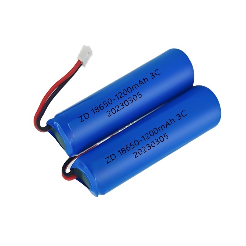 Lithium-ion battery  cell 3.7v 1200mah lithium 18650  battery Suitable for air cooling fan Flashlight