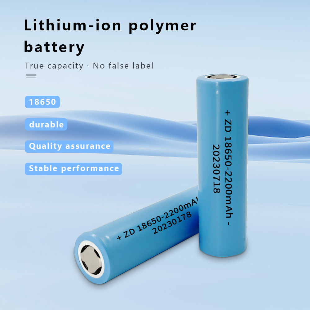 ZD 3.7V 18650 battery Rechargeable 2200mah high-capacity Product A flashlight 3.7V level lithium battery