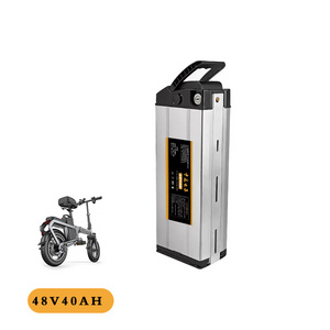 Customized Lithium Ion Electric Bicycle Battery Pack Sliver Fish Batteries 48V 36V 10Ah 20Ah Ebike Battery For Electric Bikes