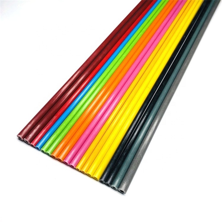 Factory direct sale Epoxy Fiberglass tube Glass fiber tube pipe customized size 6mm 7mm 8mm