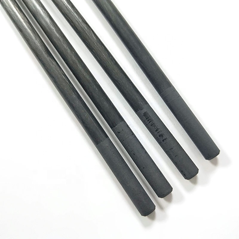 4mm 4.5mm 5mm 5.5mm 6mm Pultruded Carbon Fiber Solid Rods For Electric Olive Harvester Rakes