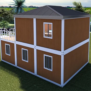 Custom 20 Ft Mobile House Duplex Prefabricated Container Home Kits Resort prefab house detachable container house