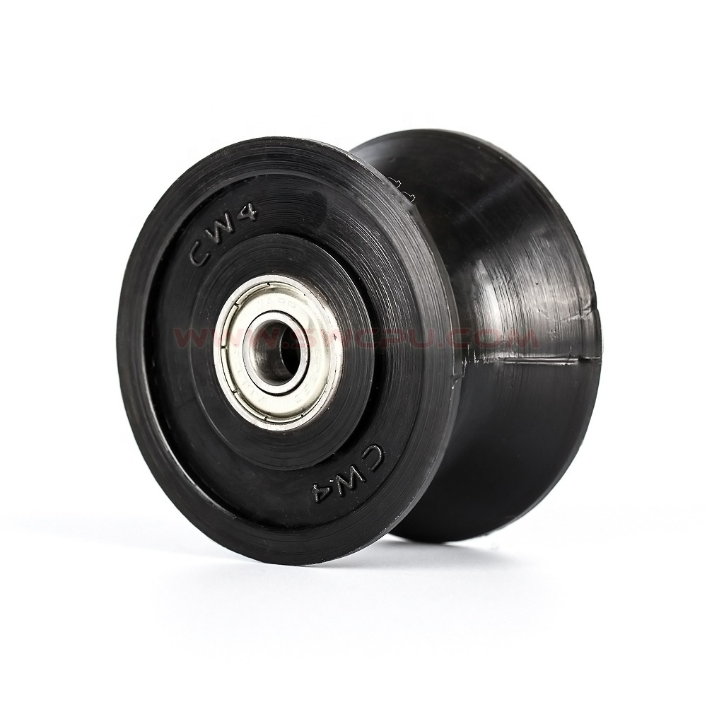 Manufacturer Custom Overmolding U Groove Polyamide Plastic Small Pulley Wheels For Rope