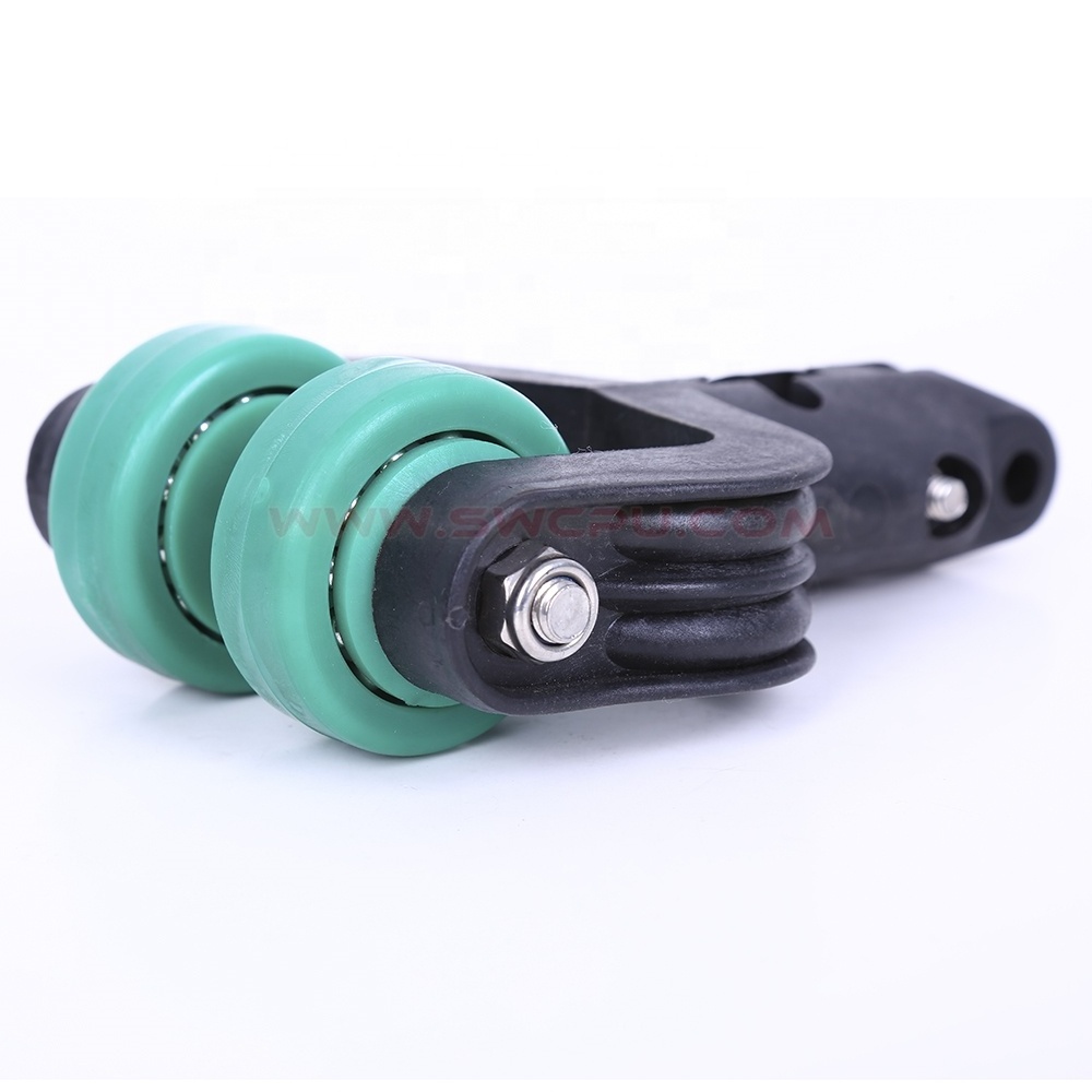 Poultry overhead conveyor chain plastic bearing pulley for trolley