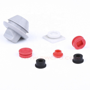 Custom Molded One Way Duckbill Valve Silicone Rubber Umbrella Check Valve For Pipe