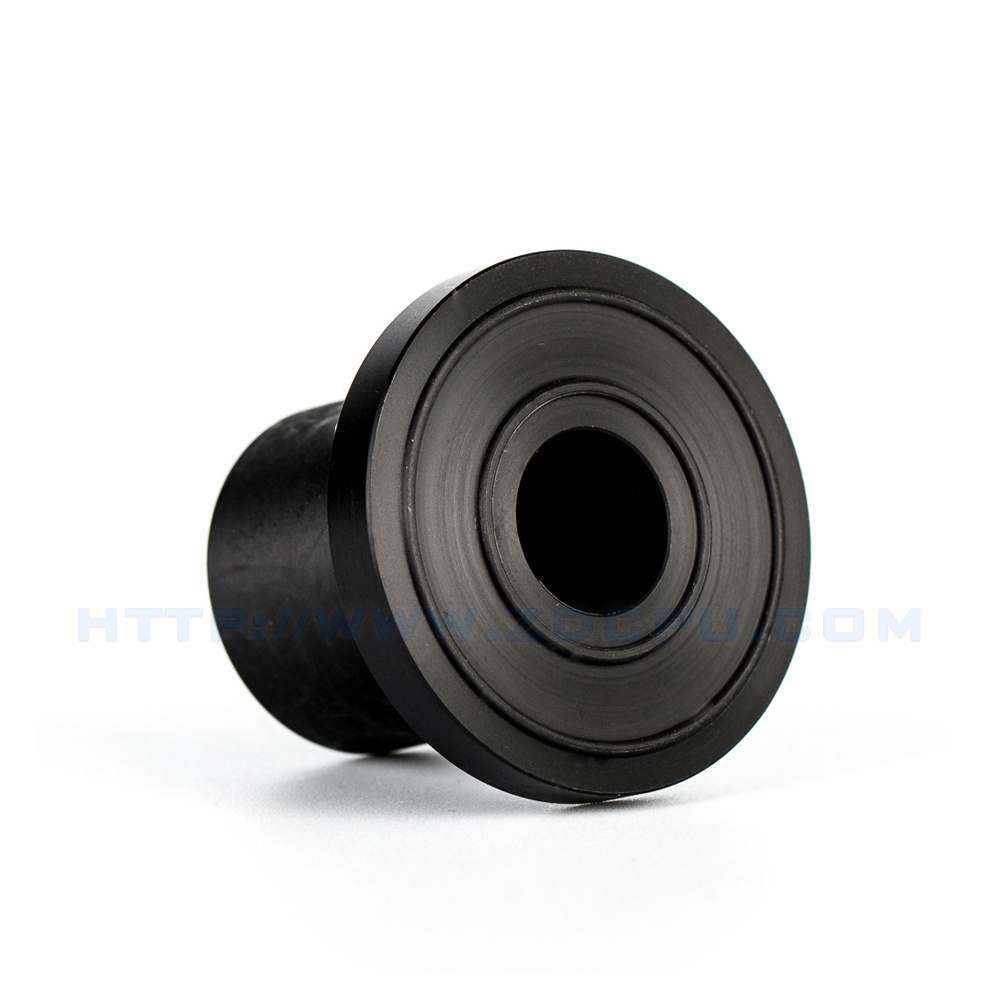 Custom flanged plastic nylon injection molding bushings