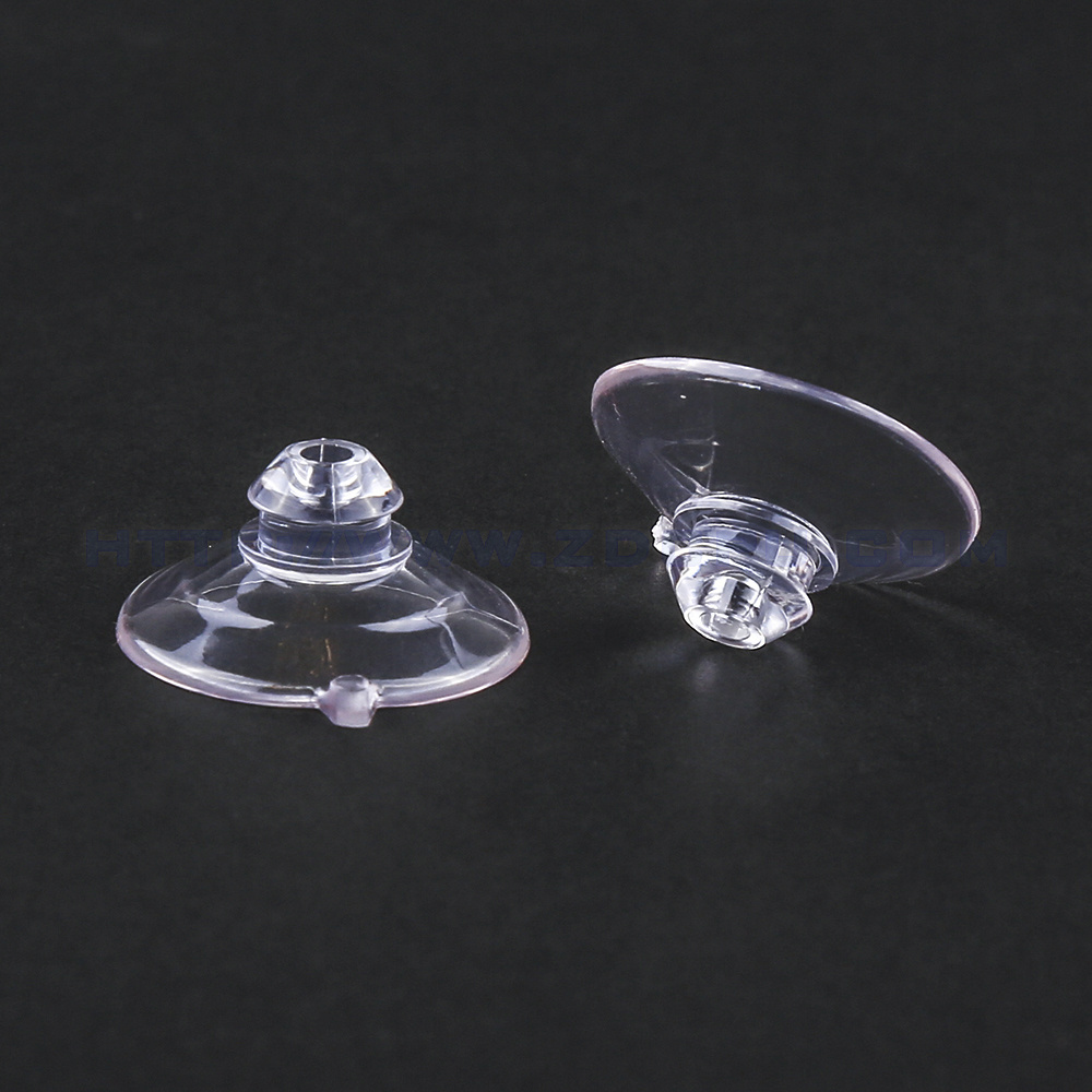 Customized Design Clear / Transparent Mushroom Suction Cups For Glass Table