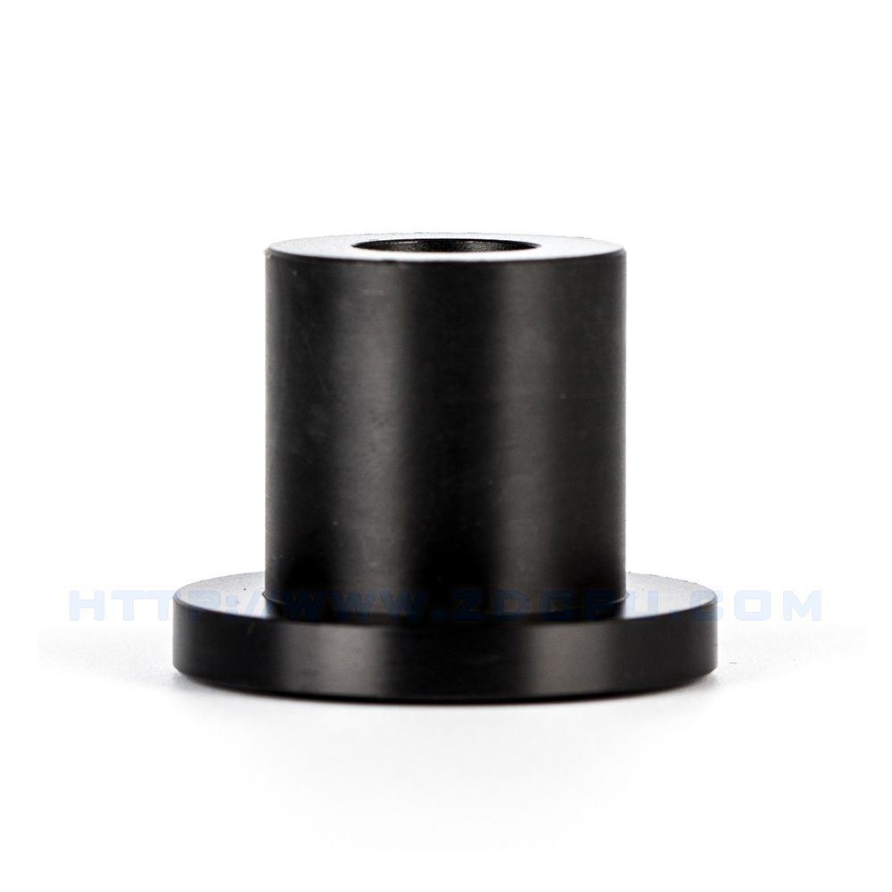 Custom flanged plastic nylon injection molding bushings