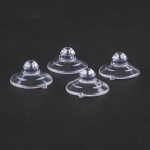 Customized Design Clear / Transparent Mushroom Suction Cups For Glass Table