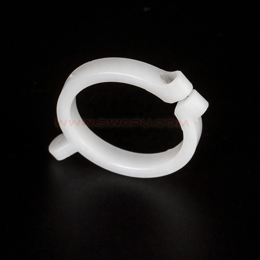 Pipe Hanger Ring / Heat Insulating Plastic Split Clamp / Rubber Lined Pipe Clip