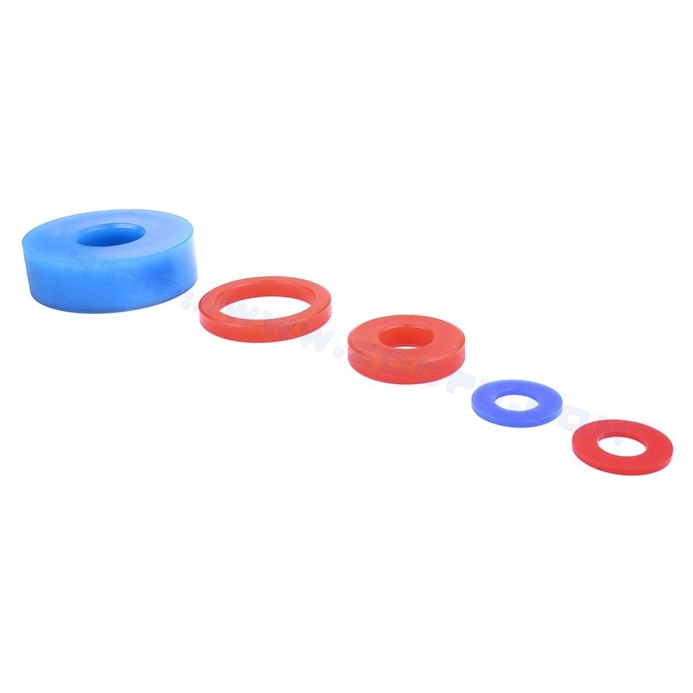 Custom High Heat Resistant Round / Square Rubber Compound Ring Washer