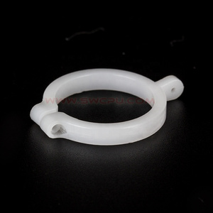 Pipe Hanger Ring / Heat Insulating Plastic Split Clamp / Rubber Lined Pipe Clip