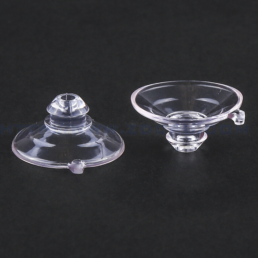 Customized Design Clear / Transparent Mushroom Suction Cups For Glass Table