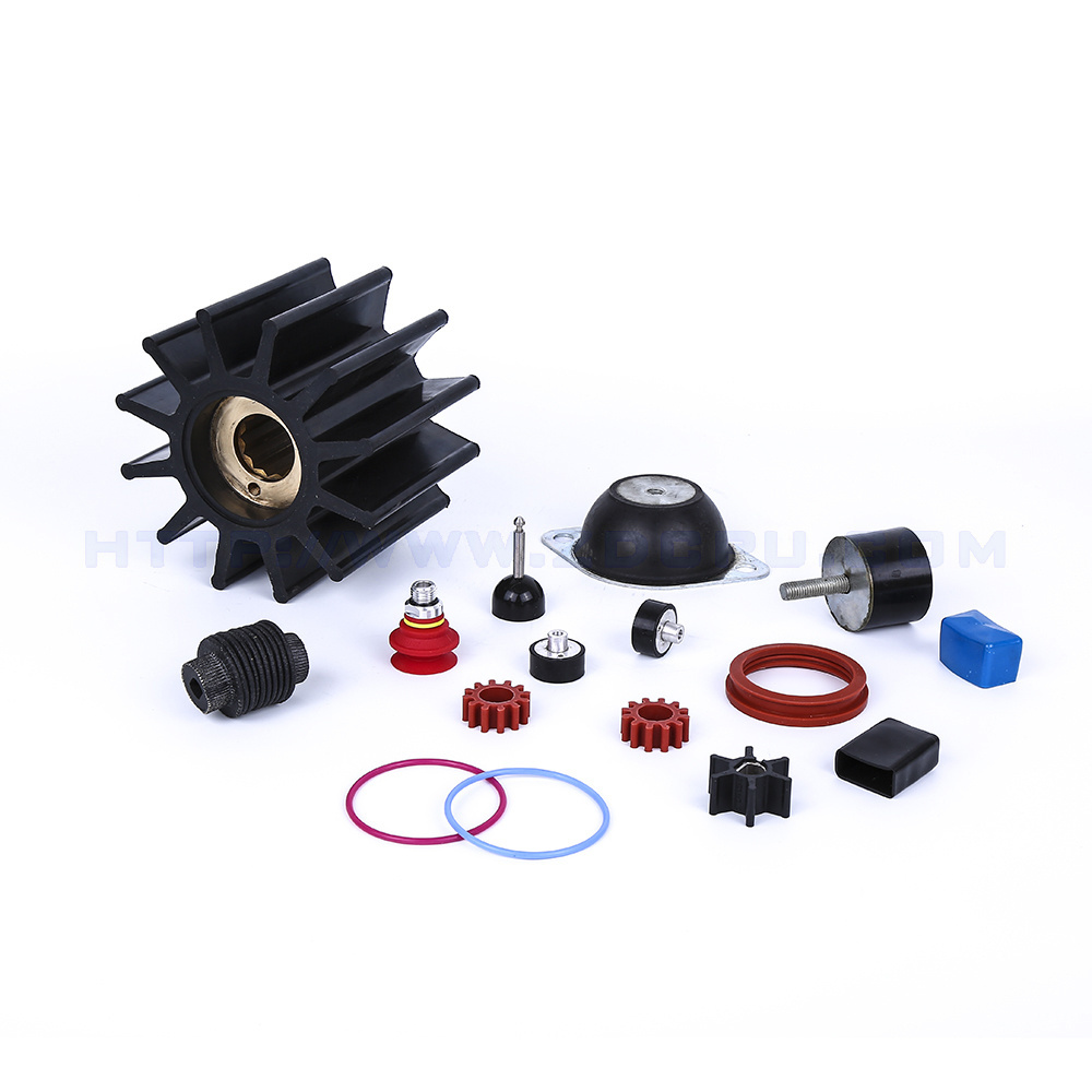 High Quality Custom Molded Rubber & Plastics Product, Plastic Rubber Machinery Part