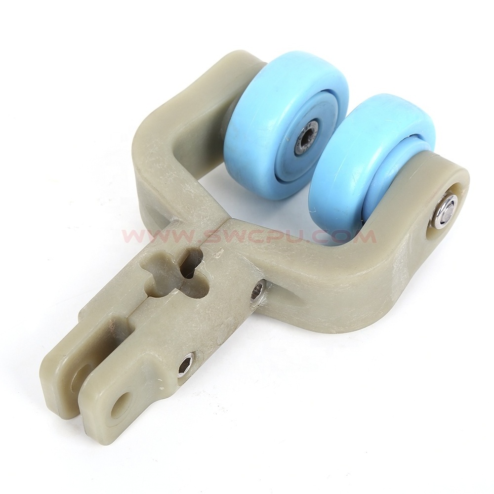 Poultry overhead conveyor chain plastic bearing pulley for trolley