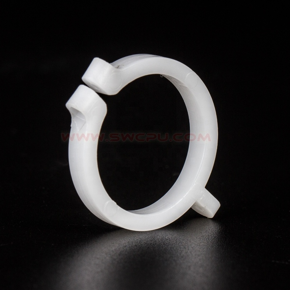 Pipe Hanger Ring / Heat Insulating Plastic Split Clamp / Rubber Lined Pipe Clip