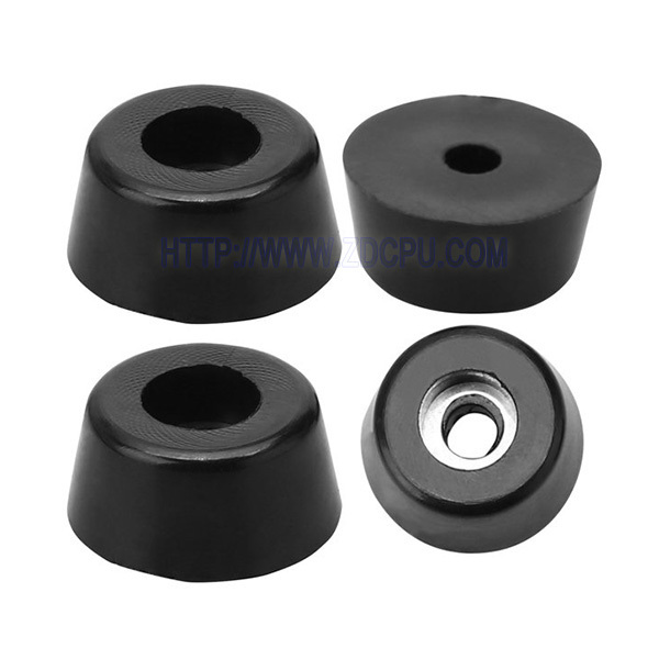 Custom Plastic Chair Leg Protector Rubber Duct End Cap For Round / Square Tubing