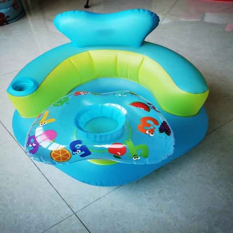 Infant Learning to Sit Toy Kids Bath Seat Bathing Sofa in Bathroom Inflatable Baby Chair