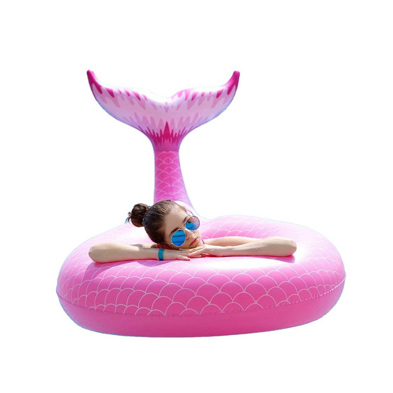 Large PVC Pool Float Life Float Ring and Inflatable Seat Convenient Swimming Ring