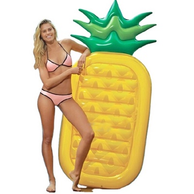 adult summer inflatable pineapple mattress outdoor swimming water floating mat Pineapple Pool Float