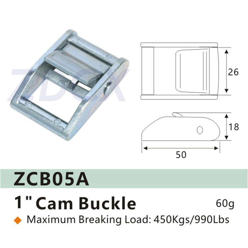 2024 Factory Supply Australian 360kg 25mmx3m Cam Tie Down Strap