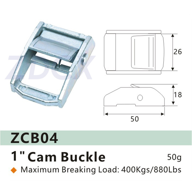 2024 Factory Supply Australian 360kg 25mmx3m Cam Tie Down Strap