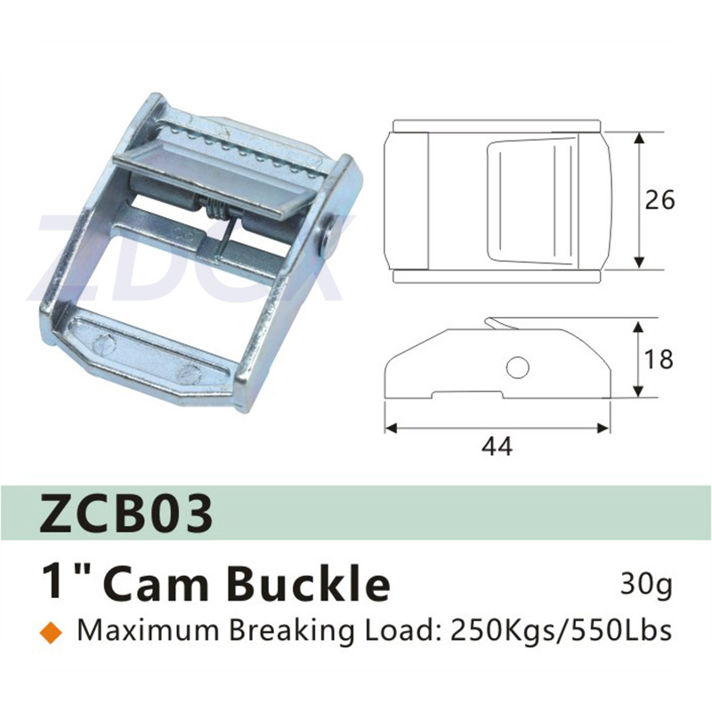 2024 Factory Supply Australian 360kg 25mmx3m Cam Tie Down Strap