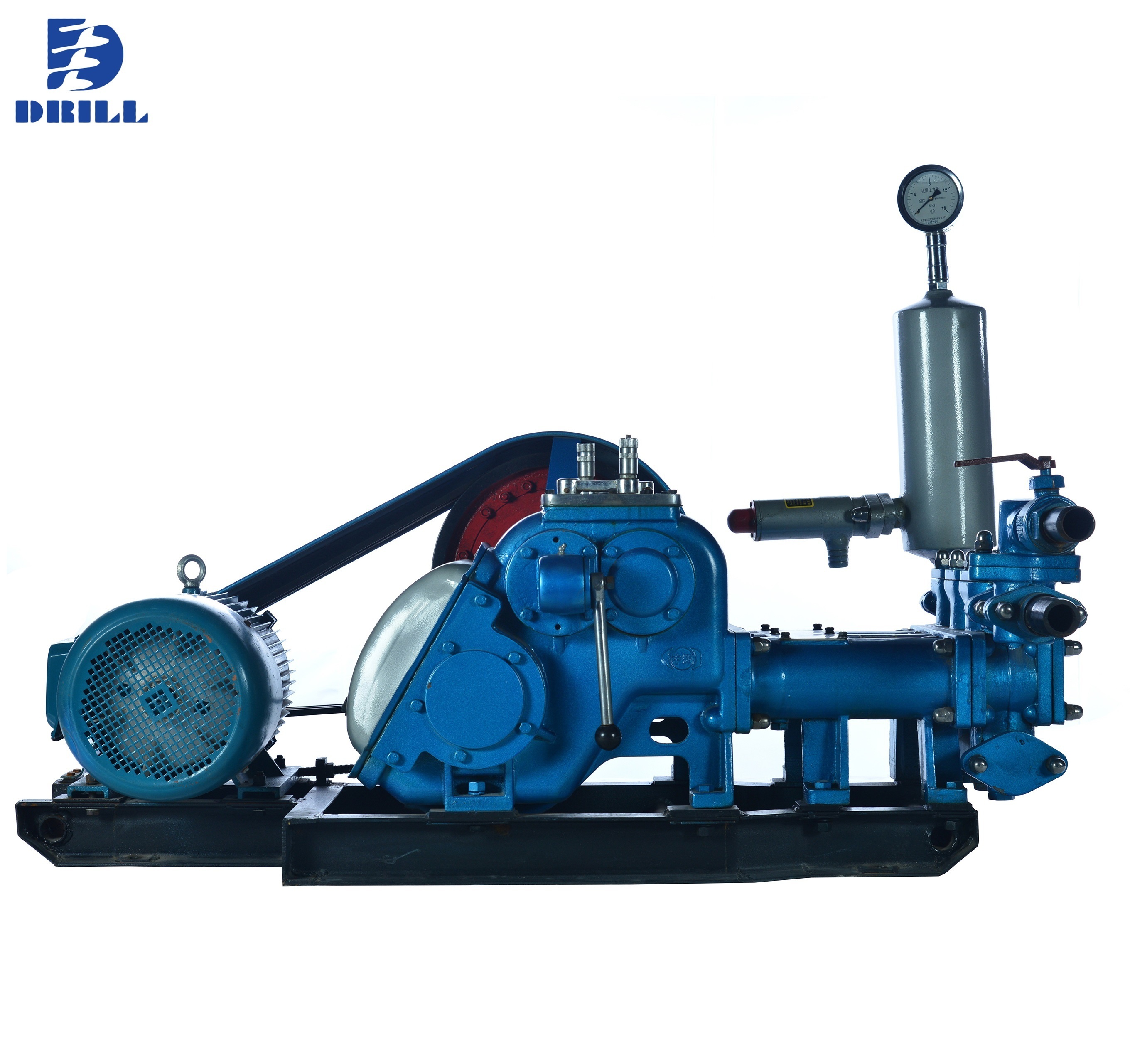 BW200 Horizontal Double Cylinder Reciprocating Double Acting Piston Mud Water Pump for Water and Mining Drilling