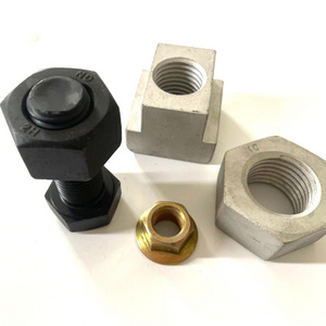 Chinese Factory Direct Sale Sliding Block T Nut Steel Dacromet Hex Flange Nut T slot Nut