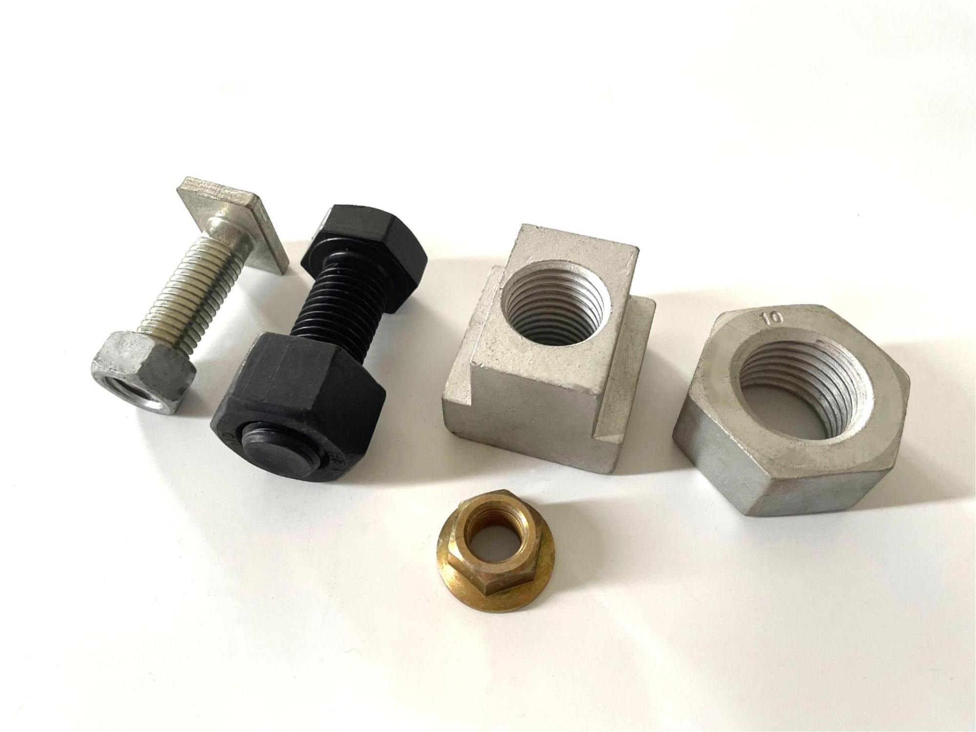 Chinese Factory Direct Sale Sliding Block T Nut Steel Dacromet Hex Flange Nut T slot Nut