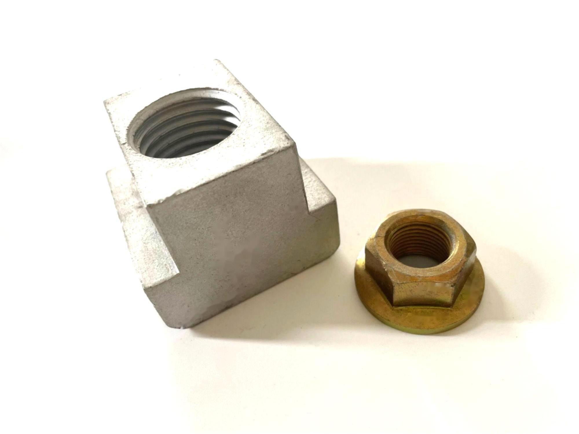 Chinese Factory Direct Sale Sliding Block T Nut Steel Dacromet Hex Flange Nut T slot Nut