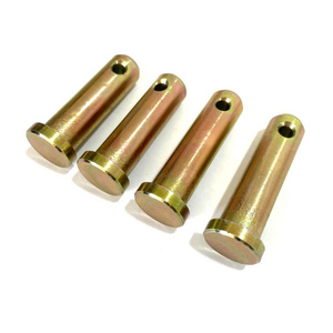 DIN1444 Gr8.8 10.9 12.9 Yellow Zinc Plate Flat head hole bolt cotter pin bolt Clevis Pins with Head and Hole