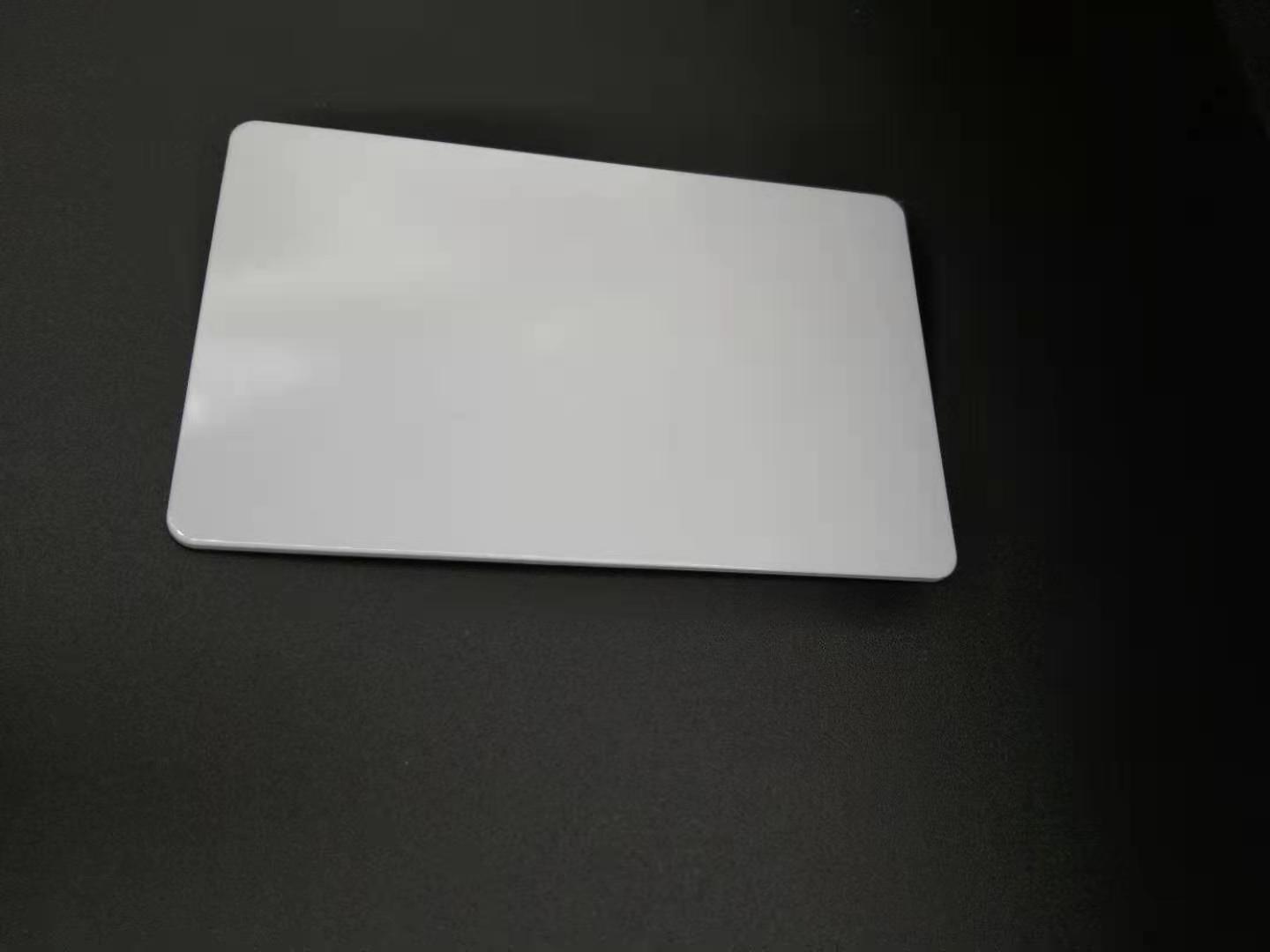 Eco-friendly PLA High Quality  wholesale  Blank White Card with contact IC chip for ATM Factory custom Printing