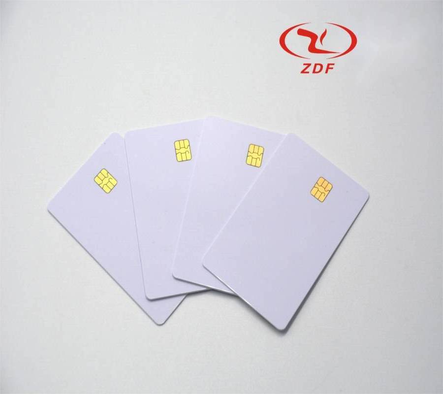 Competitive Price Customizable Printing Card with FM4442/ISSI4442 in PET or PVC contact IC Chip card for bank in China supplier